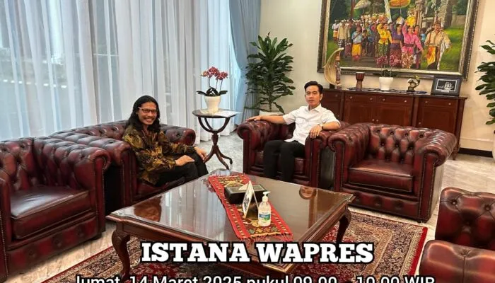 Ketua Umum JPKP Temui Wapres Gibran, Bahas Audiensi dan Dukungan untuk Pemerintahan Prabowo-Gibran