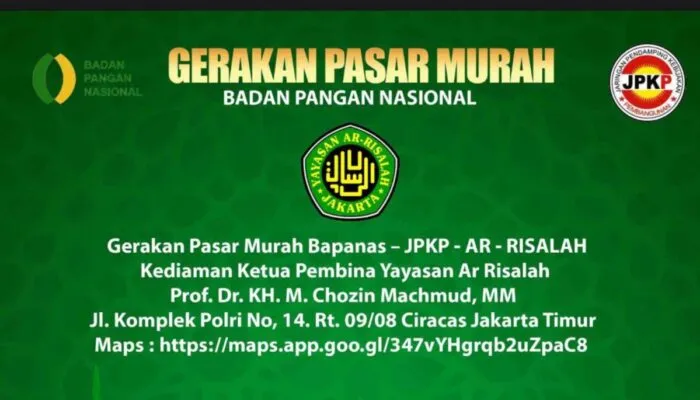 Gerakan Pasar Murah Bapanas, JPKP, dan Ar-Risalah: Bukti Perekonomian Indonesia Tetap Stabil
