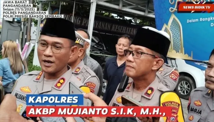 Polres Pangandaran Tebar Berkah Ramadan, Bagikan Takjil dan Sembako untuk Masyarakat