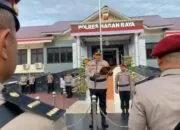 Kapolres Nagan Raya Pimpin Sertijab, Sejumlah Pejabat Strategis Berganti