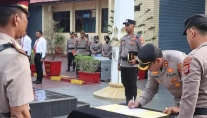 Kapolres Aceh Barat Pimpin Sertijab Pejabat Baru, Tegaskan Komitmen Profesionalisme dan Anti-Narkoba