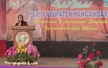 PGRI Pangandaran Gelar Halal Bihalal, Bupati Citra dan Tokoh Masyarakat Ikut Hadir Meriahkan
