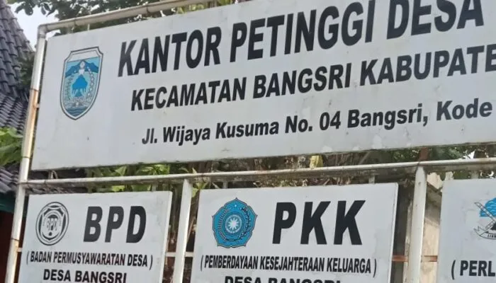 BPD Desa Bangsri Diduga Tutup Mata, Masyarakat Geram Atas Kinerja Pemdes yang Semrawut