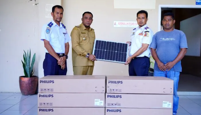 Pemkab Nagan Raya Terima Hibah 87 Unit Lampu PJU Tenaga Surya dari Pemerintah Aceh