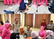 Donor Darah Warnai HUT Bhayangkara ke-79 di Polres Pangandaran