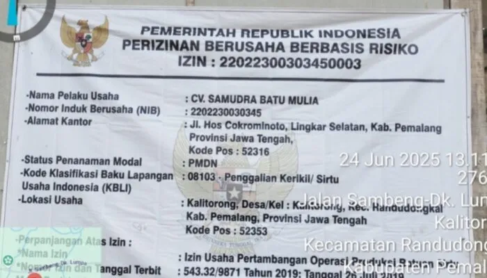 Penambangan Liar di Pemalang Gunakan Solar Subsidi, Merusak Lingkungan dan Abaikan Regulasi