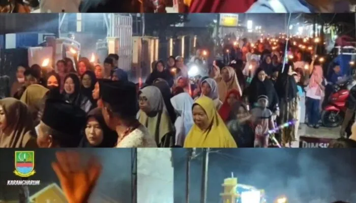 Semarak Tahun Baru Islam di Rawa Kuda, Ribuan Warga Antusias Ikuti Pawai Obor dan Sedekah Bumi
