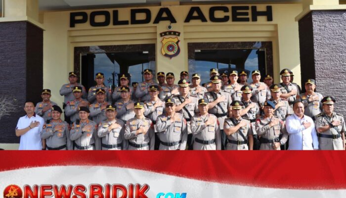 Kapolda Aceh Pimpin Sertijab Empat Pejabat Utama dan Dua Kapolres