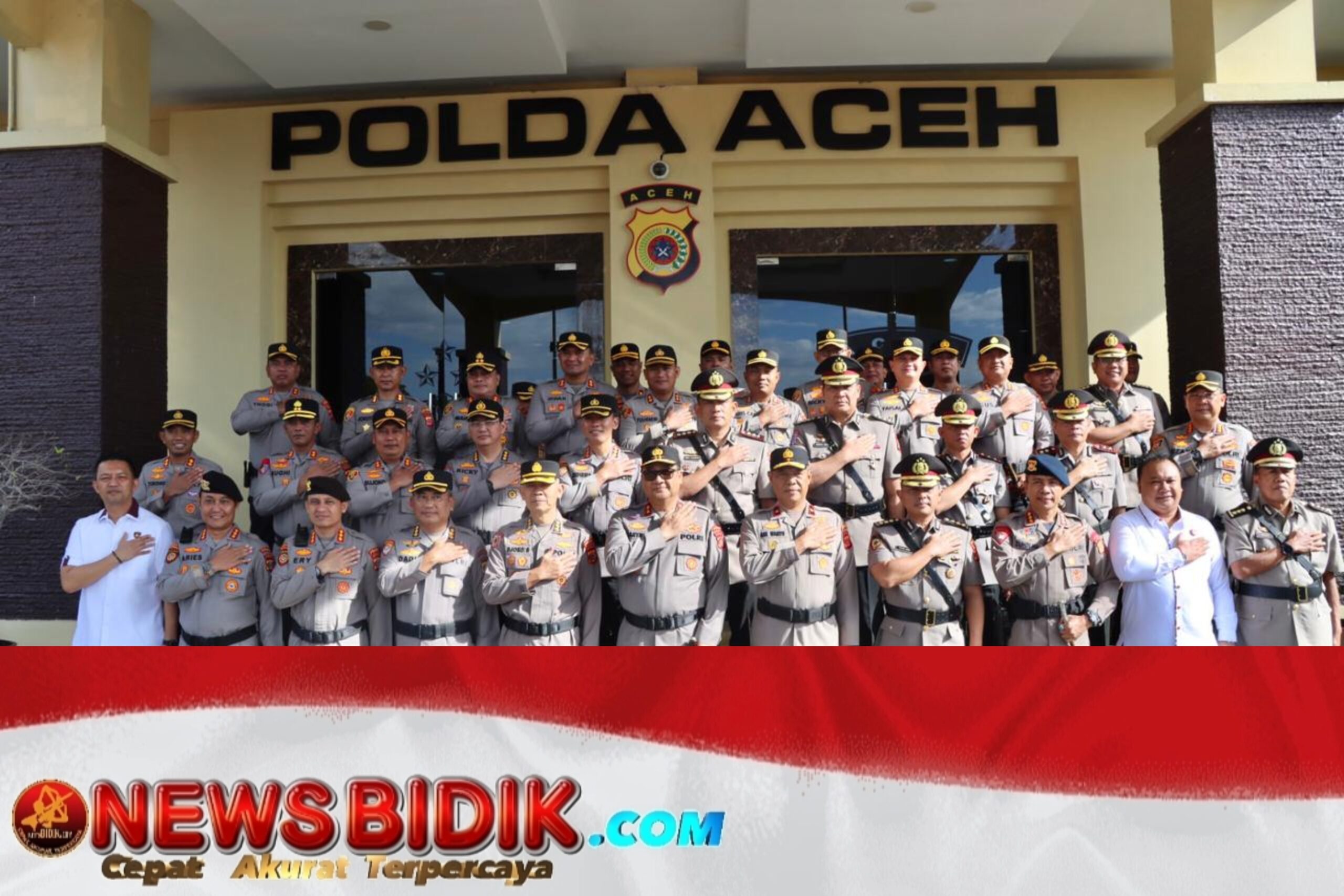 Kapolda Aceh Pimpin Sertijab Empat Pejabat Utama dan Dua Kapolres