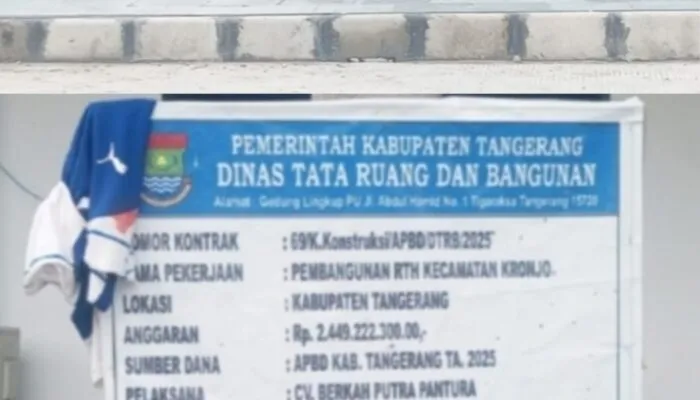 Pelaksana Proyek RTH Kronjo Ngamuk Saat Dikritik, DPP RJN. Jangan Bersikap Kebal Kritik!