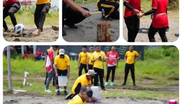 Semarak HUT RI ke-80, Polres Pangandaran Gelar Lomba Unik Penuh Tawa dan Kebersamaan