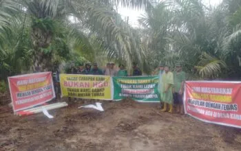 Warga Desa Cot Rambong Tolak Pengukuran Areal HGU PT Ambya Putra