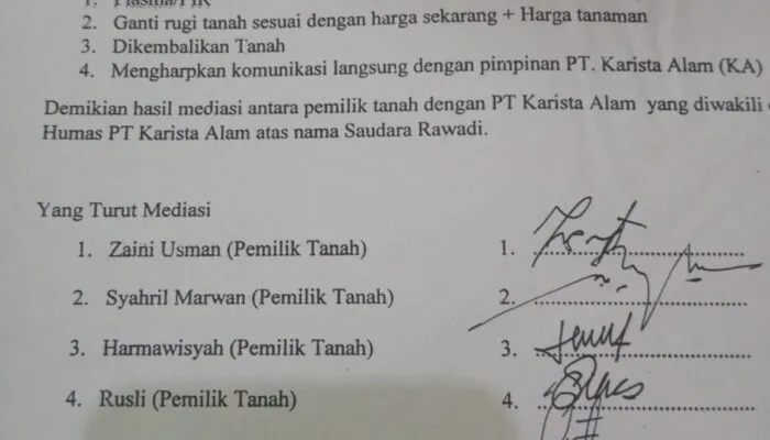 Diduga APH Tak Berdaya, PT Kalista Alam Kuasai Kebun Warga Nagan Raya