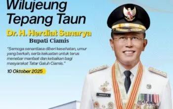 Kalapas Ciamis Beri Kejutan Spesial di Hari Ulang Tahun ke-65 Bupati Ciamis