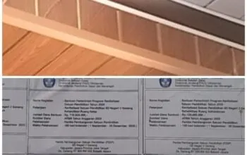 Diduga Menyimpang dari Spesifikasi, Proyek Revitalisasi SD Negeri 2 Geneng Jepara Tuai Sorotan.