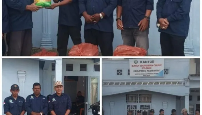 PD IWO Aceh Barat Salurkan Bantuan Kepada Anggota yang Terdampak Banjir