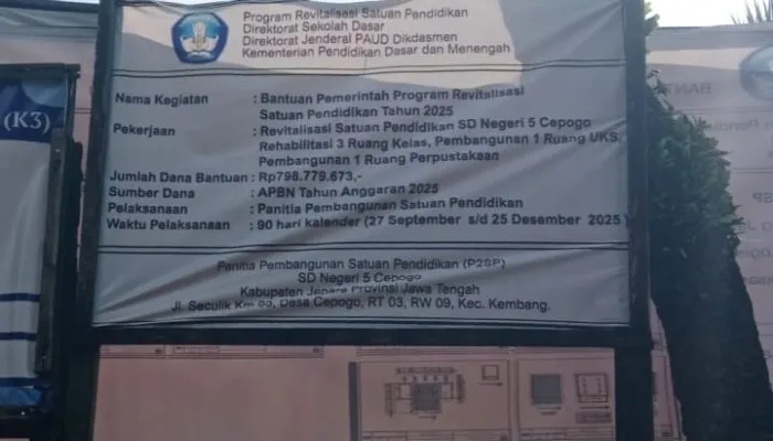Proyek Revitalisasi SD Negeri 5 Cepogo Dalam Pantauan, Harap Ada Tindakan Tegas