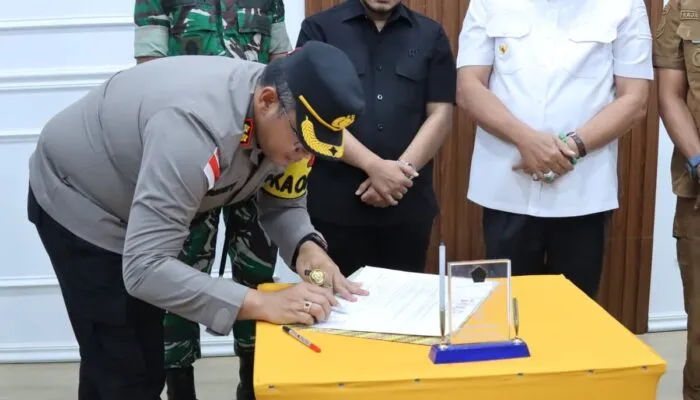 Polres Nagan Raya Ikuti Panen Raya Jagung Serentak Kuartal I Tahun 2026 Dukung Swasembada Pangan