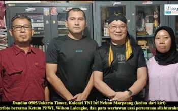 Dandim 0505 Jakarta Timur Klarifikasi Pemberitaan Saat Kunjungi Sekretariat Nasional PPWI