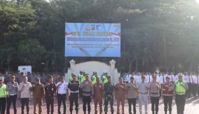 Operasi Keselamatan Seulawah 2026 Dimulai, Polres Nagan Raya Gelar Apel Pasukan