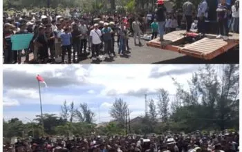 Ribuan Penambang Emas Nagan Raya Orasi di DPRK, Tuntut Solusi Legalitas dan Pembinaan Tambang Rakyat