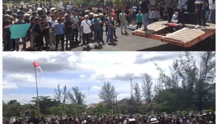 Ribuan Penambang Emas Nagan Raya Orasi di DPRK, Tuntut Solusi Legalitas dan Pembinaan Tambang Rakyat