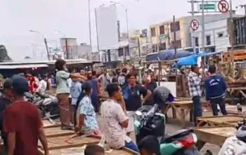 Relokasi Pasar Tumpah SGC Cikarang ke Pasar Baru Ramayana Resmi Diberlakukan untuk Urai Kemacetan
