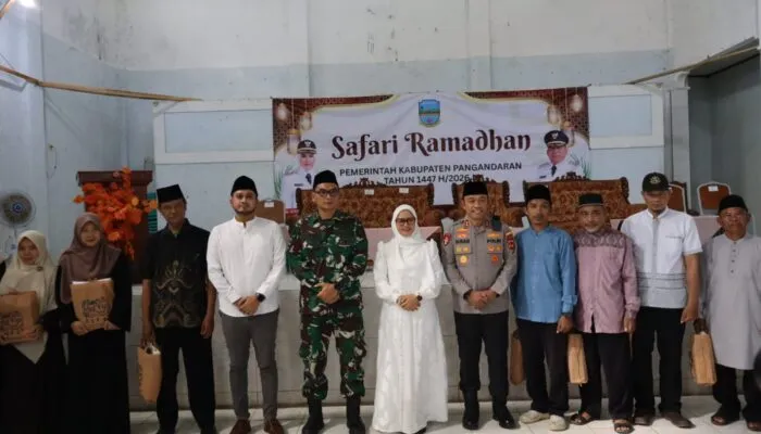Dandim 0625/Pangandaran Hadiri Safari Ramadhan Forkopimda di GOR HPD Sidamulih