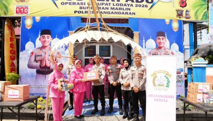 Kapolres Pangandaran Tinjau Pospam Operasi Ketupat Lodaya 2026, Pastikan Layanan Mudik dan Wisata Optimal
