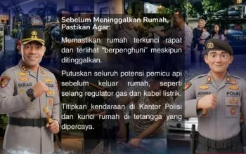 Kapolres Pangandaran Ingatkan Warga Amankan Rumah Saat Mudik Lebaran