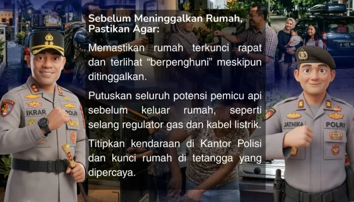 Kapolres Pangandaran Ingatkan Warga Amankan Rumah Saat Mudik Lebaran