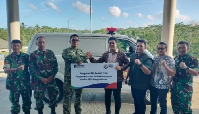 Bentuk Sinergi dan Kepedulian, BRI Serahkan Ambulans untuk Kodim 0625/Pangandaran