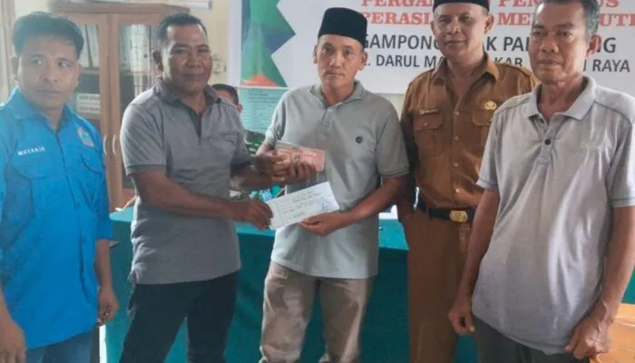 Galian C .CV MT Jaya Berlian Realisasikan Komitmen Pembangunan Mesjid Gampong Suak Pelembang Rp 40 Juta.