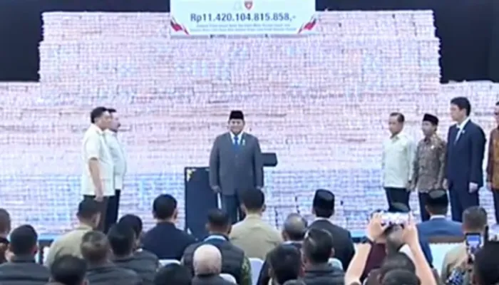 Presiden Prabowo Saksikan Penyelamatan Rp11,42 Triliun dan Penguasaan Kembali Ratusan Ribu Hektare Lahan