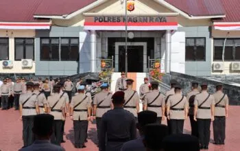 Kapolres Nagan Raya Pimpin Sertijab dan Pisah Sambut Sejumlah Pejabat Utama dan Kapolsek Jajaran