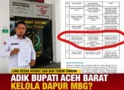 LANA: Bupati Aceh Barat Harus Bertanggung Jawab Jelaskan Dugaan Keterlibatan Adiknya dalam Pengelolaan Dapur MBG