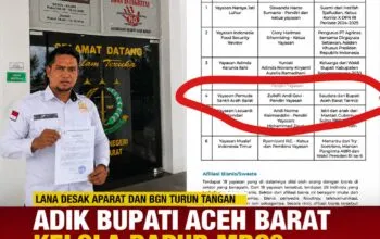 LANA: Bupati Aceh Barat Harus Bertanggung Jawab Jelaskan Dugaan Keterlibatan Adiknya dalam Pengelolaan Dapur MBG