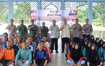 Jelang HUT Ke-81 RI, Badan Kesbangpol Nagan Raya Gelar Diklat Paskibraka