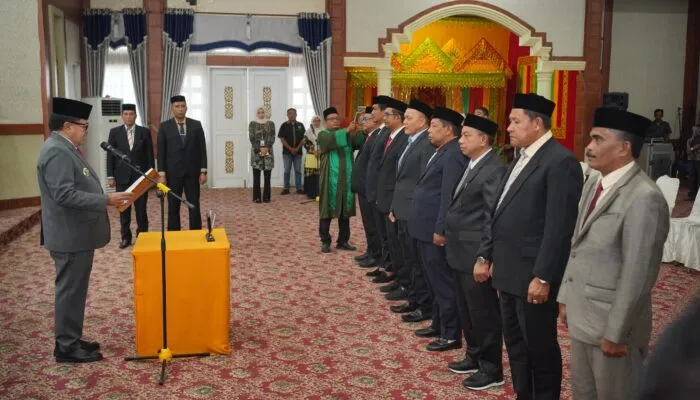 Bupati Nagan Raya Lantik Delapan Pejabat Pimpinan Tinggi Pratama, Tekankan Integritas dan Disiplin ASN