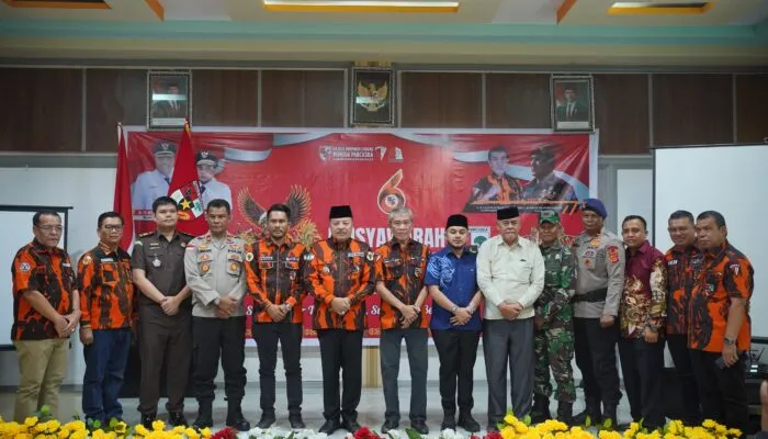 Bupati TRK Buka Muscab VI Pemuda Pancasila Nagan Raya, Ajak Bersinergi Dukung Investasi dan Pembangunan Daerah