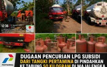Dugaan Pencurian dan Pemindahan armada tangki 15.000.00 KG Bersubsidi ke Tabung 50 Kg Mencuat di Kertajati Majalengka, ( APH ) Bisa Menindak pelaku,jangan tutup mata.