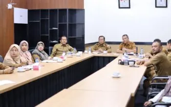 Bupati Nagan Raya diwakili Plt. Sekda Ikuti Diskusi Lanjutan Bersama Kemendagri Bahas Pembentukan BUMD