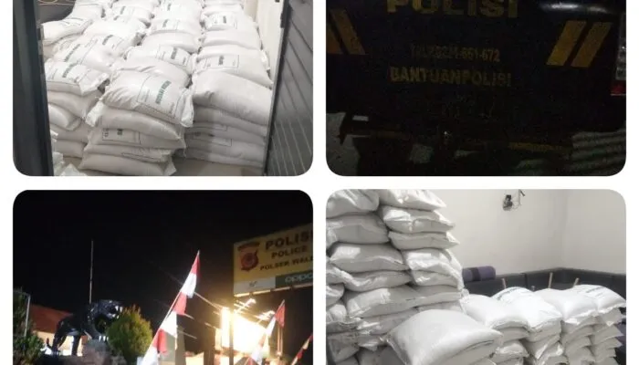Geger Bantuan Pangan di Desa Ambit: 198 Karung Beras Diamankan Polsek Waled, 128 KPM Disebut Belum Menerima