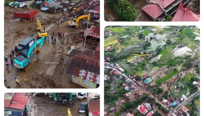 Banjir Bandang Terjang Solok, Satu Warga Meninggal dan Satu Masih Dalam Pencarian