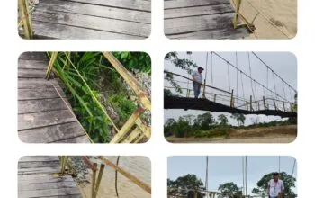 Jembatan Gantung Blang Seunong–Gunung Nagan Rusak, Jadi Akses Utama Pelajar ke Sekolah