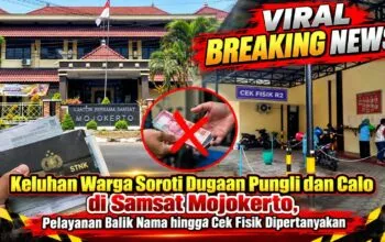 Keluhan Warga Soroti Dugaan Pungli dan Calo di Samsat Mojokerto, Pelayanan Balik Nama hingga Cek Fisik Dipertanyakan