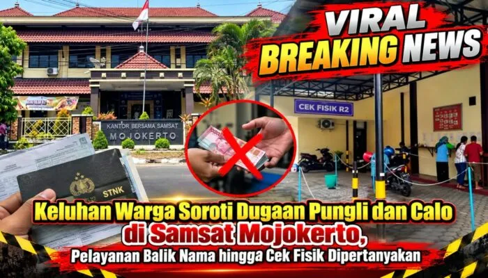 Keluhan Warga Soroti Dugaan Pungli dan Calo di Samsat Mojokerto, Pelayanan Balik Nama hingga Cek Fisik Dipertanyakan
