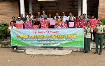 PT Socfindo Kebun Seunagan Serahkan Beasiswa dan Penghargaan Pemanen Terbaik melalui Program CSR Tahunan 2026