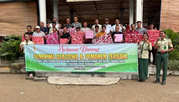 PT Socfindo Kebun Seunagan Serahkan Beasiswa dan Penghargaan Pemanen Terbaik melalui Program CSR Tahunan 2026