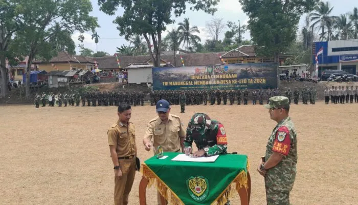 TMMD ke-130 Resmi Dibuka, Kodim 0625/Pangandaran Targetkan Pembangunan Tuntas dalam 30 Hari